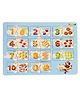 TodFod Wooden 3 in 1 English Numbers With Knob - 20 Pcs