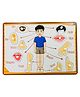 TodFod Wooden Body Parts Puzzle With Knob Multicolour - 10 Pieces