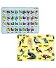 TodFod Wooden Gujarati Alphabets & Birds Puzzle 43 Pieces - Multicolour