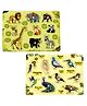 TodFod Wooden Wild Animal  & Birds 2 Puzzles Multicolour - 18 Pieces