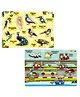 TodFod Wooden Birds  & Vehicle 2 Puzzles Multicolour - 18 Pieces