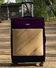 Carriall Slash Purple and Beige Cabin Soft Luggage (20inch)