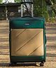 Carriall Slash Polyester- Green and Beige  Cabin Luggage (20 inch)