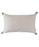 Onset Homes Ribbed 12x20 cm Silk Cushion Cover - Cream