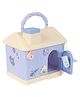 New Pinch Home Money Saving Plastic Coin Bank with Lock (Blue )