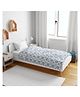 Divine Casa 100% Cotton Single Kids Dohar Blanket For Toddler Dutch Blue