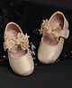 Mine Sole Stone Beads Embellished & Bow Detailed  Bellies  - Gold