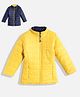 Okane Full Sleeves Reversible Padded Jackets - Yellow