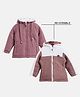 OKANE Full Sleeves Reversible Jacket Solid Color - Pink