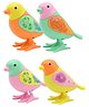 YAMAMA Key Mechanism Happy Bird Toy With 360 Degree Rotating Head For Kids Children's Creative Wind Up Bird Toy - Pack of 4