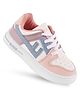 Lil Lollipop Colour Blocked & Perforated Shoes - Pink