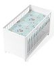 haus & kinder Spacewalk 100% Cotton Fitted Crib Sheet - Multicolor