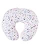 haus & kinder 100% Cotton Feeding & Nursing Pillow - Pink & White