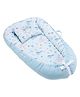 haus & kinder Baby Sleeping Pod Portable Adjustable Crib Bassinet - Blue