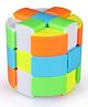 Sanjary Cylinder Magic High Speed Professional 3 Layer Cube 3x3x3 Round Rotating Smooth Cube - Multicolor
