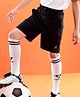 Pine Active Cotton Lycra Knit Anti-Bacterial Solid Color Shorts With Stretch - Black