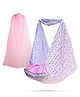 Beetot Baby Cradle For Newborns With Ultra Soft Cotton Fabric Along with Mosquito Net-Pink
