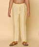 KISAH Solid Pyjama Cotton Blend - Cream