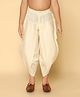 KISAH Solid Cotton Blend Dhoti - Off White