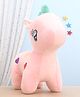 Funzoo Unicorn Soft Toy Pink - Length 35 cm
