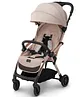 Leclerc Baby Influencer  - Cabin Friendly Stroller- Flat Reclining Seat- One Touch Fold- (Upto 22Kg)-  Sand Chocolate
