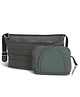 Leclerc Baby Organiser with Pouch  Easy & Quick Attachment | Stroller Storage Bag | Compact & Stylish  Green