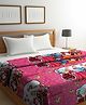 FABINALIV Multicolor Cartoon Print Reversible AC Room 300 GSM Polycotton Double Bed Dohar