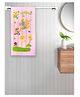 FABINALIV Pink Cartoon Print Cotton Kids Bath Towel (110X60 cm)