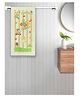 FABINALIV Yellow Cartoon Print Cotton Kids Bath Towel (110X60 cm)