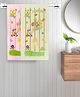 FABINALIV Set of 2 Multicolor Cartoon Print Cotton Kids Bath Towels (110X60 cm)