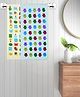 FABINALIV Set of 2 Multicolor Cartoon Print Cotton Kids Bath Towels (110X56 cm)