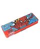 Marvel Spider-man Magnetic Pencil Case with Sharpener Stationary Organizer Pencil Box - Red