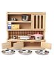 Sunny Cook N Serve Wooden Kitchen Set - Brown(Color May Vary)