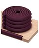 BabyPro Lab Tested Certified Soft Cushioned 6.4ft Long Edge Guards with Strong 3M Tape for Covering Sharp EdgesSet of 4 - Brown
