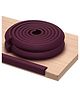 BabyPro Edge Protector for Furniture Soft Cushioned 6.4ft Long Edge Guards with Strong 3M Adhesive for Covering Sharp EdgesSet of 2 - Brown