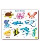 YaY Play Wooden Educational Under Water Ocean Animal Shape Puzzles