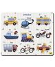 YaY Play Wooden Educational Transport Vehicle Wooden Puzzles, Picture Matching Puzzles for Kids 3+ Years