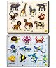 YaY Play Sea and Wild Animals Pegboard - Combo Pack