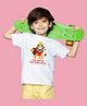 BRATMA Durga Pooja Theme Half Sleeves Goddess Durga Printed Tee  - White