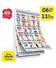 Aryans Eduworld Look N Learn Junior Chart - 11 Subjects Educational Calendar Flip Charts