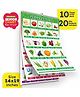 Aryans Eduworld Look N Learn Senior Chart - 20 Subjects Educational Calendar Flip Charts