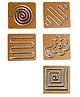 Wooden Pattern Tracing Board- Set of 5