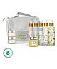 Baby Care Kit of Massage Oil Hair Oil Body Wash Body Lotion Sunscreen Lotion Face Cream Knee Elbow Cream and Moistlene - 500 ml & 120 g