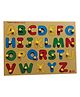 Kids Logic Capital Alphabet Shape Tray With Knob - Multicolor