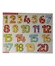 KIDS LOGIC Picture On Number Tray with Knobs - Multicolor