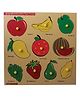 KIDS LOGIC King Size Identification Tray -Fruits - Multicolor