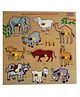 KIDS LOGIC King size Identification Tray - Common Animals - Multicolor