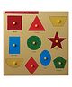 KIDS LOGIC King Size Identification Tray - Geo Shapes - Multicolor