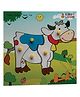 KIDS LOGIC Theme Puzzle Cow - Multicolor