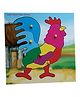 KIDS LOGIC Jumbo Theme Puzzle Rooster - Multicolor